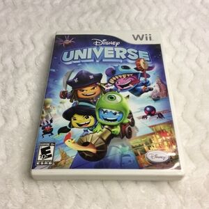 Disney Universe Video Game Nintendo Wii Clean Disc Tested With Manual CIB